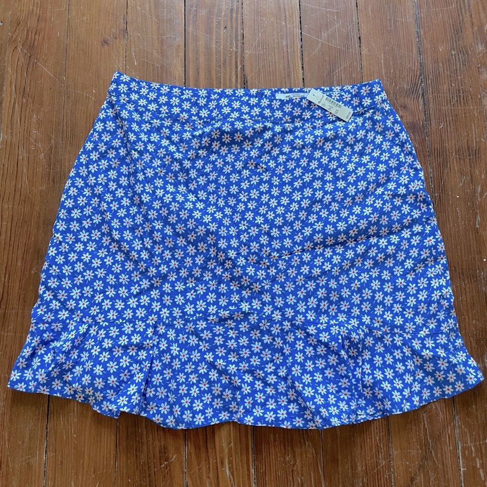 NWT Madewell Floral Skirt Size 4